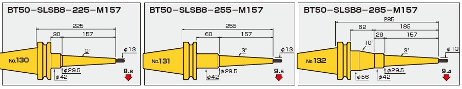 BT50-日本MST一體式熱縮刀柄