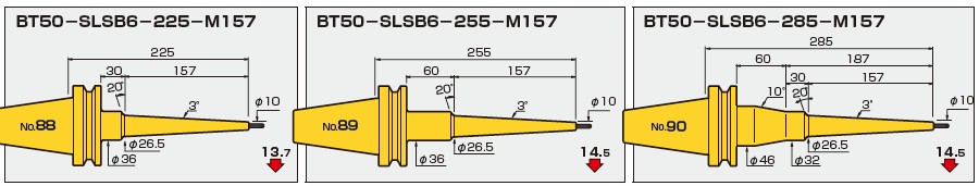 BT50-日本MST一體式熱縮刀柄