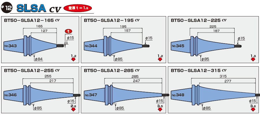 BT50-日本MST一體式熱縮刀柄