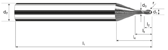 瑞士FRAISA_佛雷薩MicroX系列_球頭銑刀